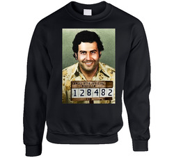 Pablo Escobar Drug Lord Mugshot Sweater Crewneck Sweatshirt