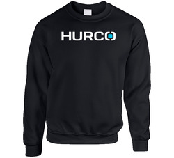 Hurco Companies Inc Nasdaq Company Logo Employee Fan Sweater Crewneck Sweatshirt