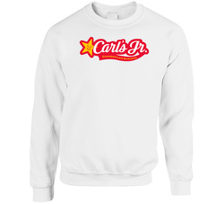 Carls Jr Fast Food Logo Sweater Crewneck Sweatshirt
