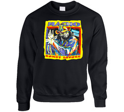 Macho Man Randy Savage Retro Wrestling Sweater Crewneck Sweatshirt