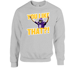 Kirk Cousins Cartoon You Like That Minnesota Football Sweater Crewneck Sweatshirt
