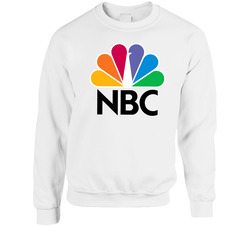 Nbc Tv Channel Cool Television Station Logo Sweater Crewneck Sweatshirt