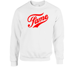 Fame Retro 80s Tv Show Logo Fan Sweater Crewneck Sweatshirt