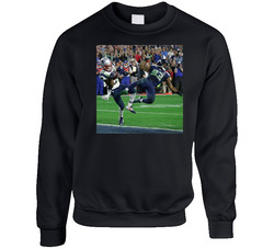 Malcolm Butler Goal Line Interception New England Football Sports Moment Fan Sweater Crewneck Sweatshirt