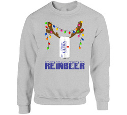 Michelob Ultra Reinbeer Funny Beer Lager Fan Christmas Sweater Crewneck Sweatshirt
