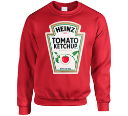 Heinz Tomato Ketchup Halloween Costume Sweater Crewneck Sweatshirt