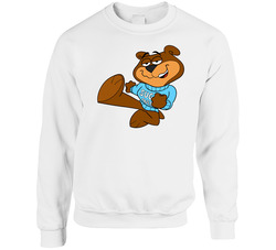 Sugar Bear Crisp Cereal Brand Mascot Foodie Sweater Crewneck Sweatshirt