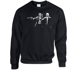 Star Wars Pulp Fiction Funny Movie Retro Sweater Crewneck Sweatshirt