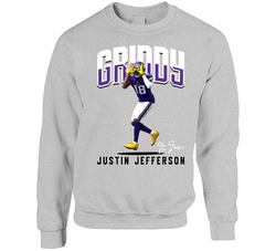 Justin Jefferson Griddy Sweater Crewneck Sweatshirt