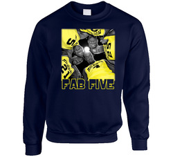 Fab Five Basketball Chris Webber Galena Rose Sweater Crewneck Sweatshirt