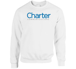 Charter Communications Nasdaq Company Logo Employee Fan Sweater Crewneck Sweatshirt