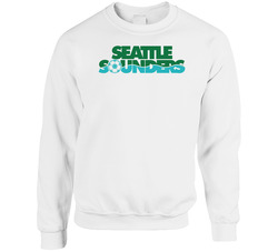 Seattle Sounders North American Soccer League Nasl Retro Team Logo Sweater Crewneck Sweatshirt
