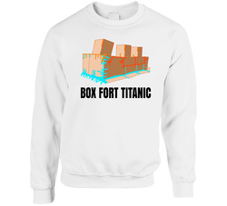 Papa Jake Box Fort Titanic Popular Youtube Personality Fan Sweater Crewneck Sweatshirt
