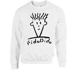 Fido Dido 80s Cartoon Character Fan Sweater Crewneck Sweatshirt