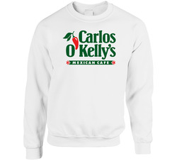 Carlos O'kelly's Mexican Cafe Tex Mex Grill Food Restaurant Logo Sweater Crewneck Sweatshirt