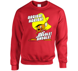 Speedy Gonzales Arriba Andale Retro Cartoon Sweater Crewneck Sweatshirt