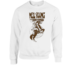 Neil Young Crazy Horse rock FRANK Sweater Crewneck Sweatshirt
