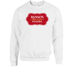 Russos New York Pizzeria Restaurant Logo Sweater Crewneck Sweatshirt