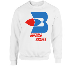Buffalo Braves 70s Basketball Logo Sweater Crewneck Sweatshirt