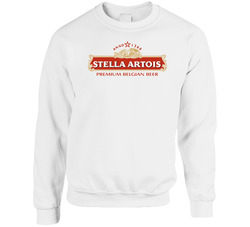 Stella Artois Alcohol Beer Drink Sweater Crewneck Sweatshirt