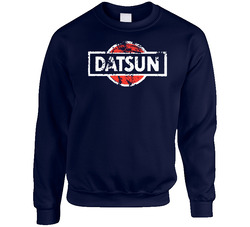 Datsun Car Company Nissan Brand Sweater Crewneck Sweatshirt