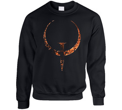 Quake Logo Symbol Video Game Classic Shooter Sweater Crewneck Sweatshirt