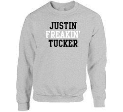 Justin Freakin' Tucker Baltimore Football Player Cool Fan Sweater Crewneck Sweatshirt