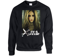 Avril Lavigne Music Punk Rock Canadian Sweater Crewneck Sweatshirt