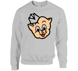 Piggly Wiggly Mascot Sweater Crewneck Sweatshirt