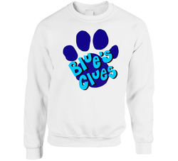 Blue's Clues 90s Tv Show Cartoon Sweater Crewneck Sweatshirt