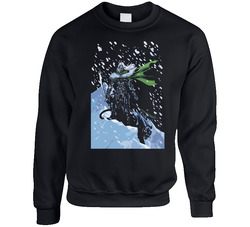 Drizzt Do'urden D&d Forgotten Realms Dark Elf Ranger Sweater Crewneck Sweatshirt
