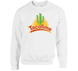 Taco Time Mexican Restaurant Food Sweater Crewneck Sweatshirt