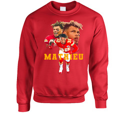 Tyrann Mathieu Kansas City Football Sweater Crewneck Sweatshirt