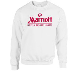 Marriott International Nasdaq Company Logo Employee Fan Sweater Crewneck Sweatshirt