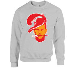Tom Brady Tampa Bay Logo Cartoon Trade Football Fan Sweater Crewneck Sweatshirt