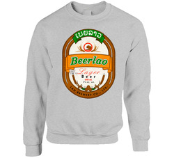 Beerlao Beer Southeast Asia Laos Fan Sweater Crewneck Sweatshirt