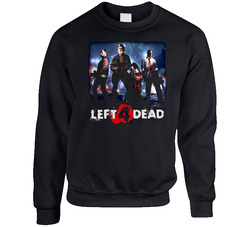 Left 4 Dead Video Game Sweater Crewneck Sweatshirt