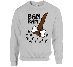 Bam Bam Rubble Suit Halloween Costume Sweater Crewneck Sweatshirt