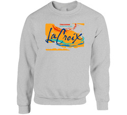 La Croix Tangerine Sparkling Water Halloween Costume Sweater Crewneck Sweatshirt