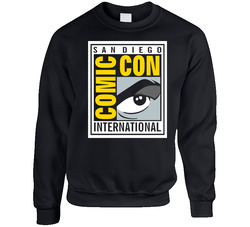Comic Con San Diego 2010  Black Sweater Crewneck Sweatshirt