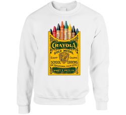 Original Crayola Crayons Sweater Crewneck Sweatshirt