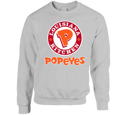 Popeyes American Favorite Fast Food Sweater Crewneck Sweatshirt