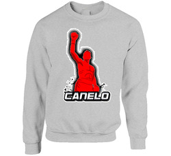 Saul Canelo Alvarez Boxing Mexico Mexican Sweater Crewneck Sweatshirt