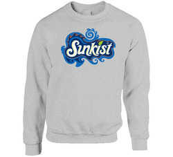 Sunkist Orange Pop Soda Drink Junk Food Sweater Crewneck Sweatshirt