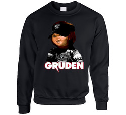 Jon Gruden Chucky Oakland Football Coach Funny Doll Mashup Sweater Crewneck Sweatshirt