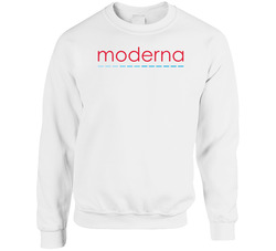 Moderna Bio Tech Vaccine Study Company Sweater Crewneck Sweatshirt