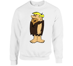 Barney Rubble Flintstones Retro Cartoon Sweater Crewneck Sweatshirt