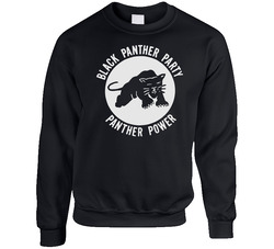 Black Panther Party Logo Sweater Crewneck Sweatshirt