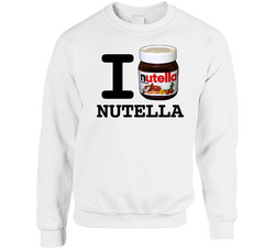 I Love Nutella Sweater Crewneck Sweatshirt