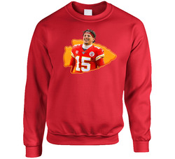 Patrick Mahomes Kansas Football Fan Cartoon Sweater Crewneck Sweatshirt